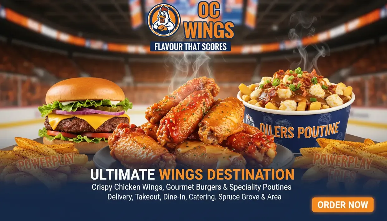 Best wings restaurant in Spruce Grove, AB - OC WINGS contact page